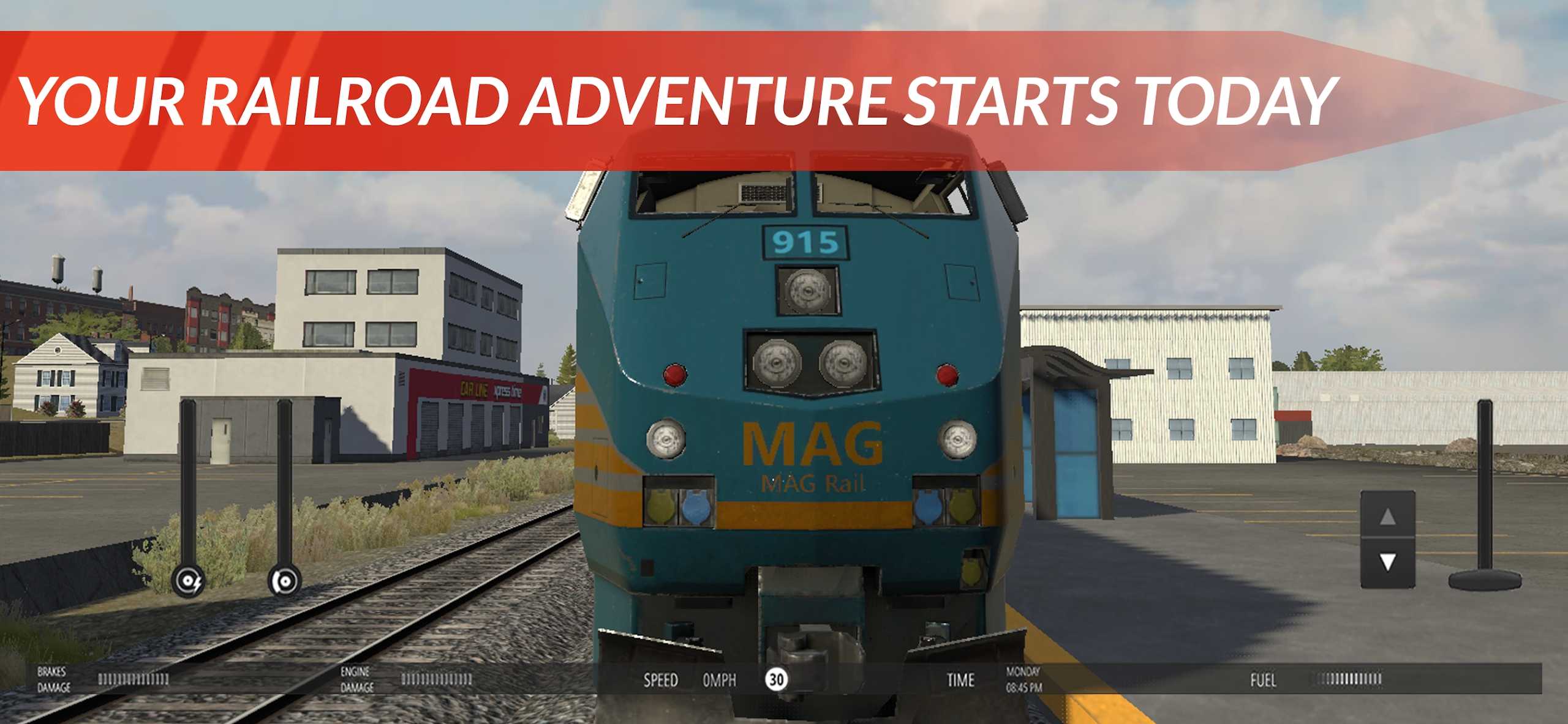 美国火车模拟器游戏