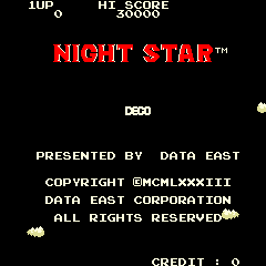 黑夜之星cnightst.zip mame街机游戏roms