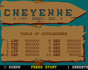 夏安族人的冒险cheyenne.zip mame街机游戏roms