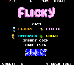 弗立奇的冒险flicky.zip mame街机游戏roms