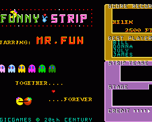 吃豆小精灵funystrp.zip mame街机游戏roms