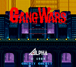 群殴gangwars.zip mame街机游戏roms