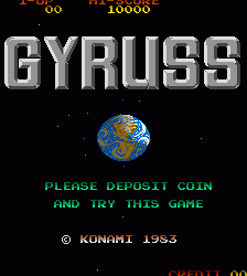 回转战机gyruss.zip mame街机游戏roms