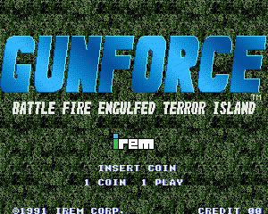 战火惊魂一代-荒岛之战gunforce.zip mame街机游戏roms