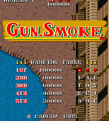 荒野大镖客gunsmoku.zip mame街机游戏roms