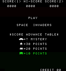 太空侵略者invaders.zip mame街机游戏roms