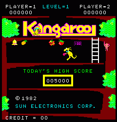 袋鼠的冒险kangaroo.zip mame街机游戏roms