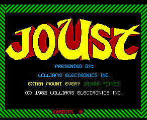  飞马骑士joust.zip mame街机游戏roms