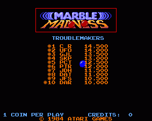 疯狂弹球 marble2.zip mame街机游戏roms