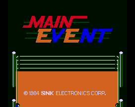 重要拳击较量 mainsnk.zip mame街机游戏roms