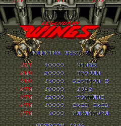 翼人 lwings.zip mame街机游戏roms