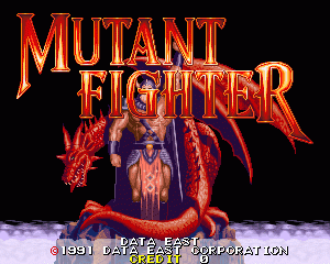 异种战士  mutantfa.zip mame街机游戏roms