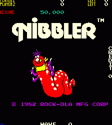 贪吃蛇  nibblerb.zip mame街机游戏roms