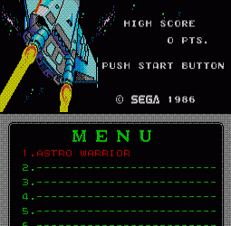 航天战士 (Mega-Tech) mt_astro.zip mame街机游戏roms