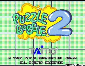 泡泡龙二代 pbobbl2x.zip mame街机游戏roms