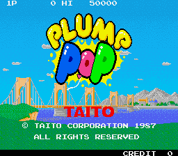 蹦床游戏  plumppop.zip mame街机游戏roms