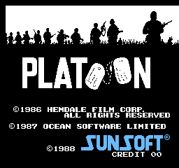 战斗排街机版 platoon.zip mame街机游戏roms