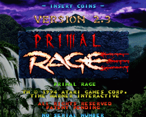 恐龙格斗 primrage.zip mame街机游戏roms