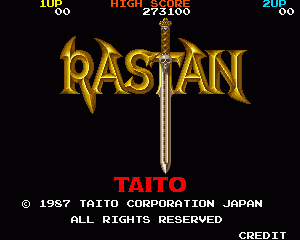 拉斯坦传奇  rastanu.zip mame街机游戏roms