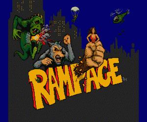 暴怒怪兽 rampage.zip mame街机游戏roms