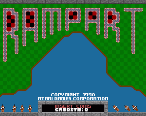 堡垒防卫战 rampart.zip mame街机游戏roms