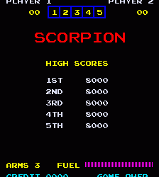 蝎子射击 sctionza.zip mame街机游戏roms