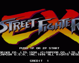 街头霸王EX一代 sfex.zip mame街机游戏roms