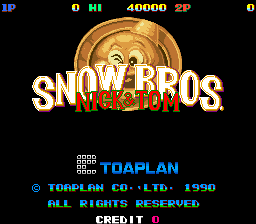 雪山兄弟一代 snowbroc.zip mame街机游戏roms