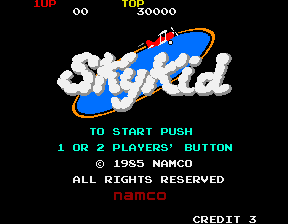 天空小子 skykido.zip mame街机游戏roms