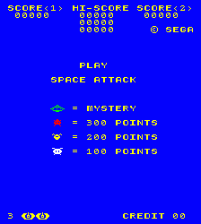 太空攻击 sspacat2.zip mame街机游戏roms