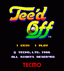 绿茵高尔夫球 teedoff.zip mame街机游戏roms