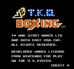 KO拳击街机版 tkoboxng.zip mame街机游戏roms