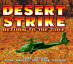 sfc游戏 沙漠风暴(美)Desert Strike - Return to the Gulf (E)
