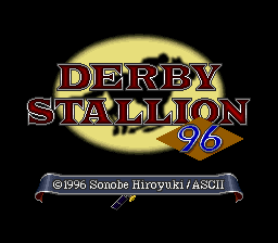 sfc游戏 德贝育马96(日)Derby Stallion '96 (J)