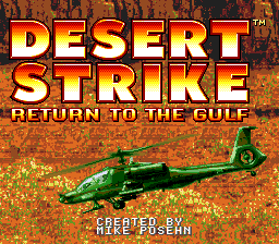 sfc游戏 沙漠风暴(美)Desert Strike - Return to the Gulf (U)