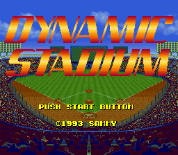 sfc游戏 动感棒球(日)Dynamic Stadium (J)