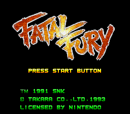 sfc游戏 饿狼传说2(欧)Fatal Fury 2 (E)