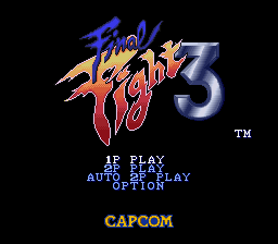 sfc游戏 街头快打2(欧)Final Fight 2 (E)