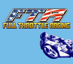 sfc游戏 全速狂飙Full Throttle - All-American Racing (USA)