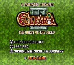 sfc游戏 未来勇者2(日)Elfaria II - The Quest of the Meld (J)