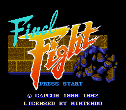 sfc游戏 街头快打3(欧)Final Fight 3 (E)