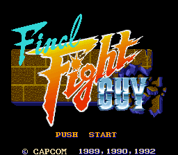 sfc游戏 街头快打-凯(日)Final Fight Guy (J)