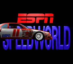 sfc游戏 超速世界赛车转播(美)(测试版)ESPN Speedworld (U) (Beta)