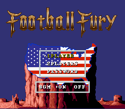 sfc游戏 美式足球大战(美)Football Fury (U)