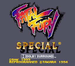 sfc游戏 饿狼传说特别版(美)Fatal Fury Special (U)