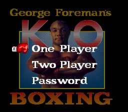 sfc游戏 格罗致KO拳击(美)(DoritosPromo)George Foreman's KO Boxing (U) (Doritos Promo)