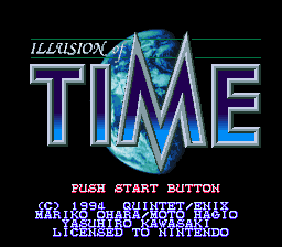 sfc游戏 盖亚幻想记(欧)Illusion of Time (E)