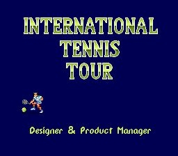 sfc游戏 国际高级明星足球International Tennis Tour (Europe)