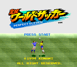 sfc游戏 实况世界足球2(日)Jikkyou World Soccer 2 - Fighting Eleven (J)