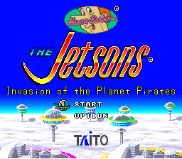 sfc游戏 摩登家族Jetsons, The - Invasion of the Planet Pirates (U)